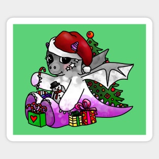 Little Ace Christmas Dragon Magnet